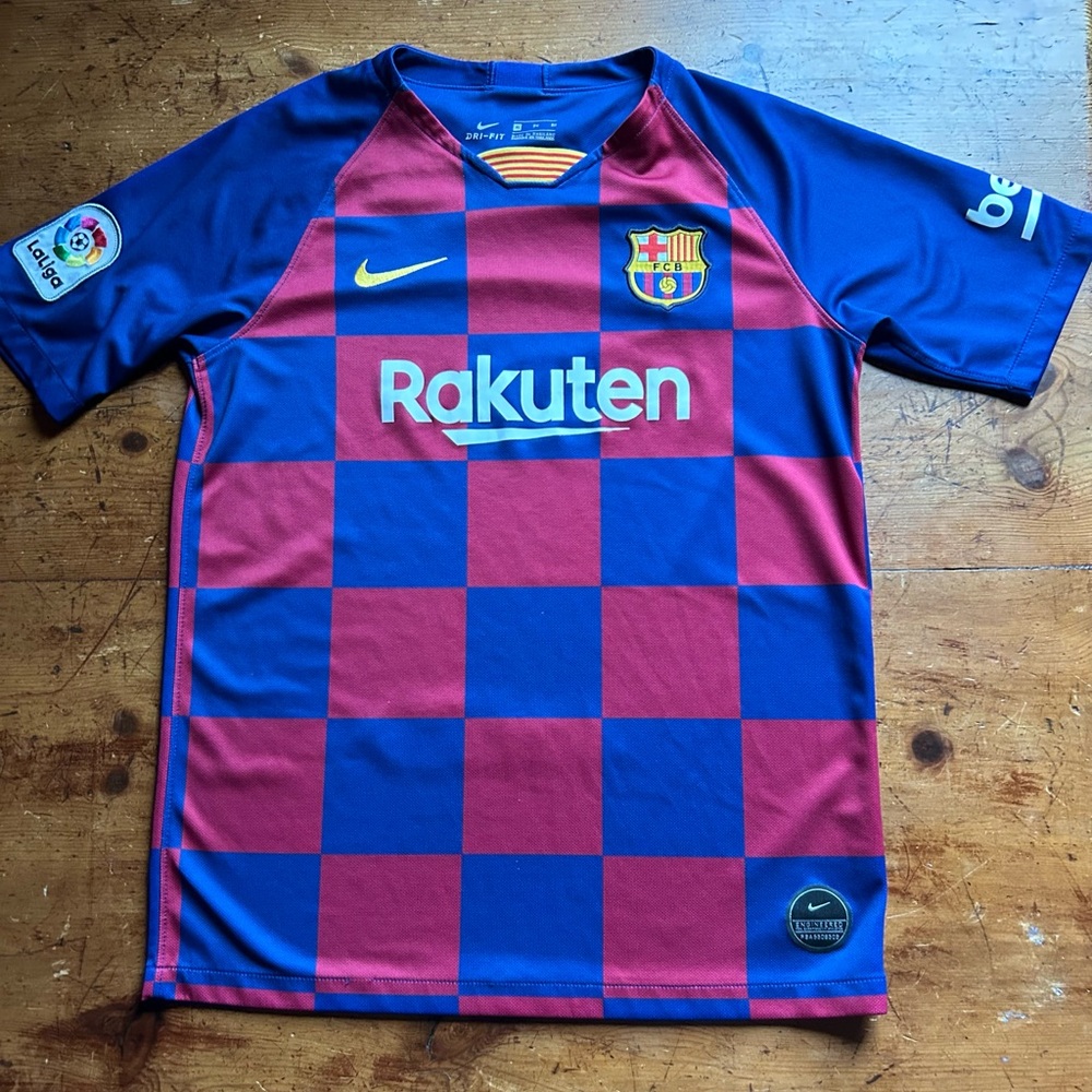 Nike Kids Jersey - Blue and Red Checkered